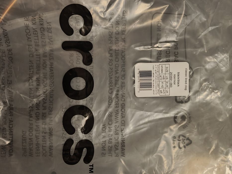 Crocs klapki z futerkiem idealne 41 42  m8 w10