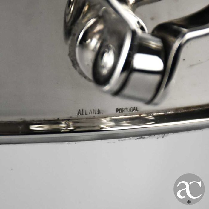 Balde de gelo em Cristal Atlantis e prata