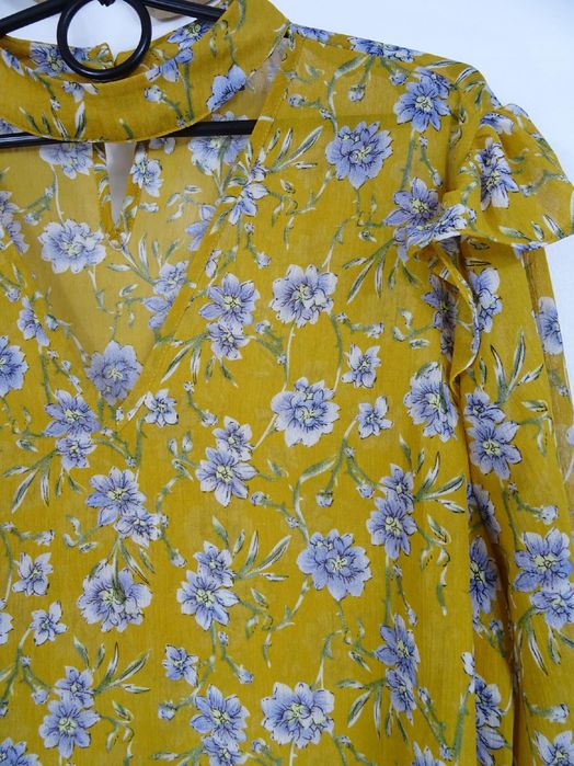 Bluzka Primark mgiełka 42 XL z długim rękawem