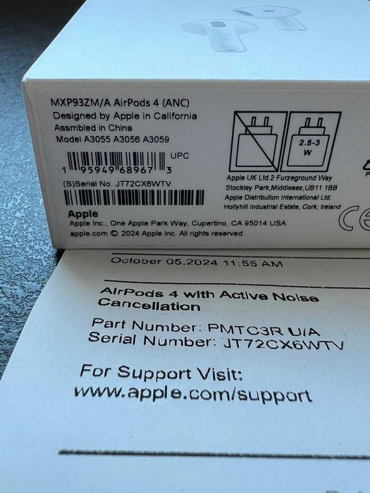 AirPods 4 Нові ANC є Чек і Гарантія