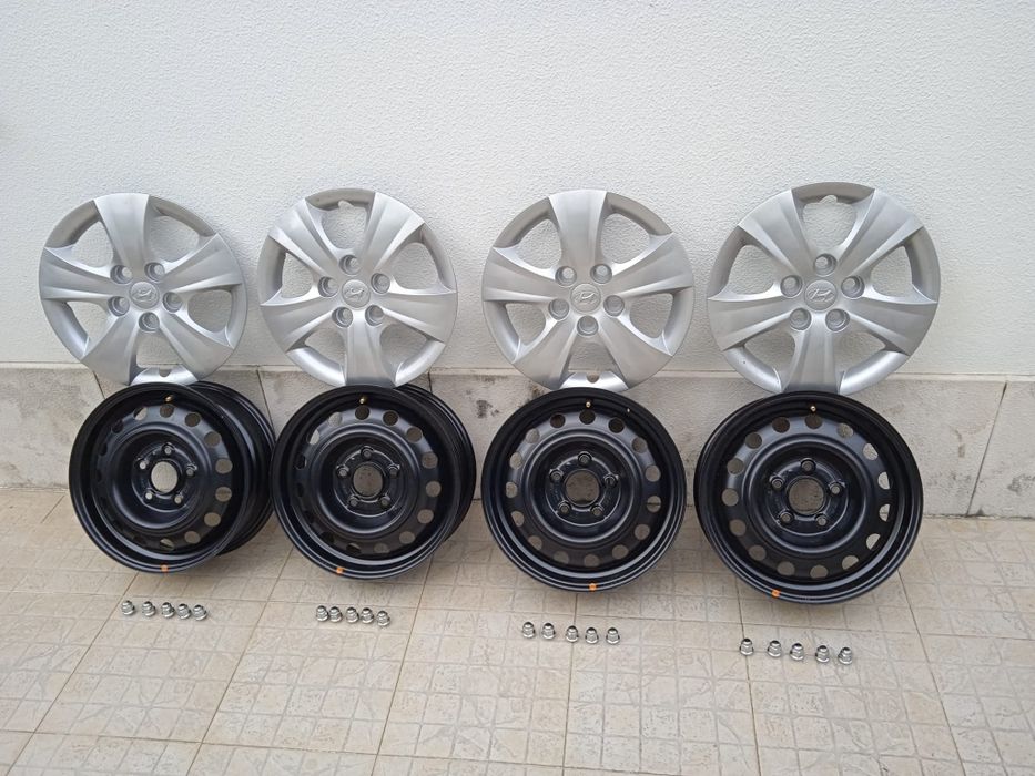Jantes e tampões Hyundai  Kia 15"