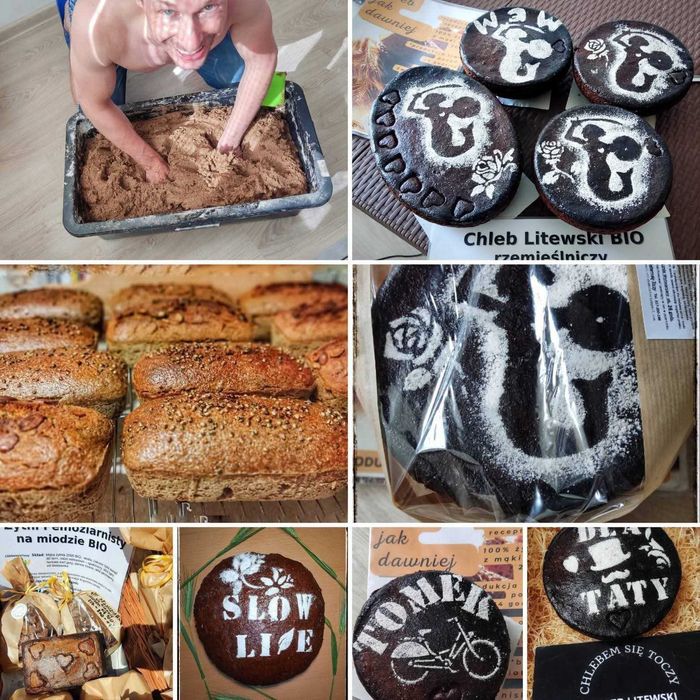 1kg Chleb Majerankowy 100% Żytni Pełnoziarnisty na zakwasie