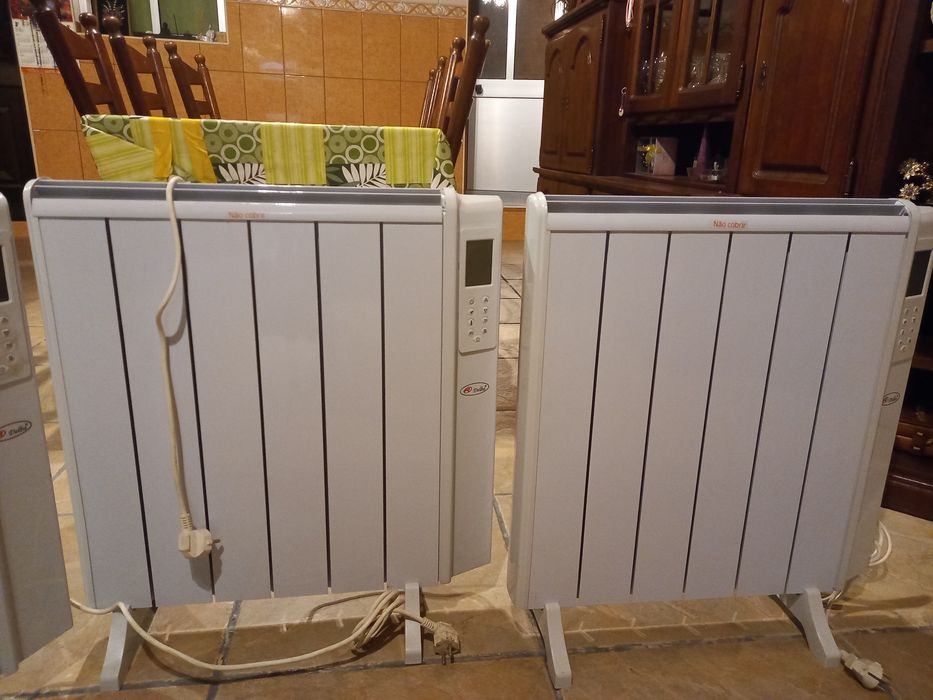 3 aquecedores elétricos