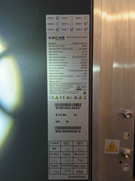 Inwerter SOFAR 5.5KTL-X Falownik