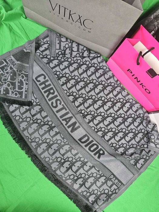 Szalik chusta Gucci Milano nowość bawelna Dior unisex