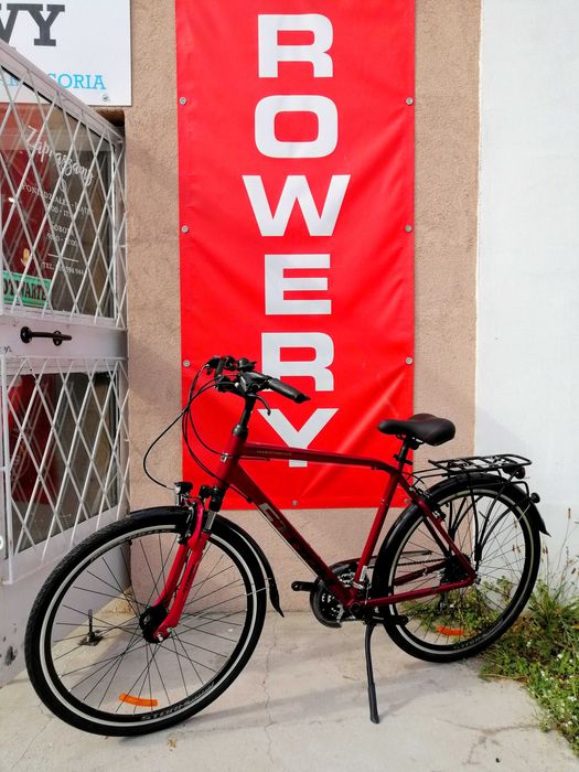 NOWY STORM MARATHON 4.0 Man R. 21" Koła 28 Shimano Acera Trekkingowy!