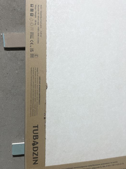 Mantigo Ivory Mat 119,8x59,8 TUBĄDZIN gres