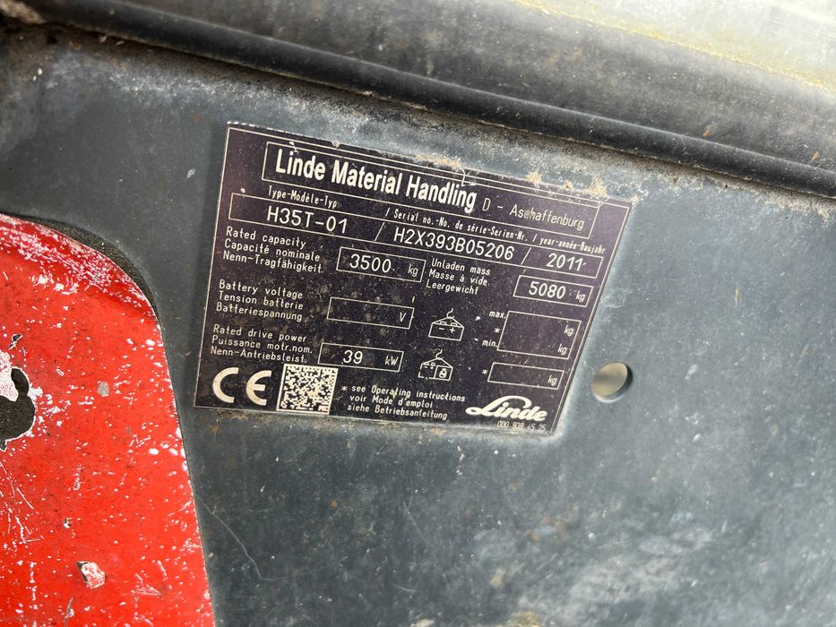 Wózek widłowy, sztaplarka Linde H35
