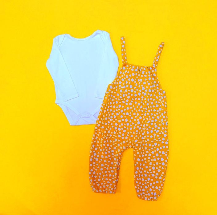 Набор теплой одежды для девочки 9-12 мес. (74-80см).  Цена за набор.