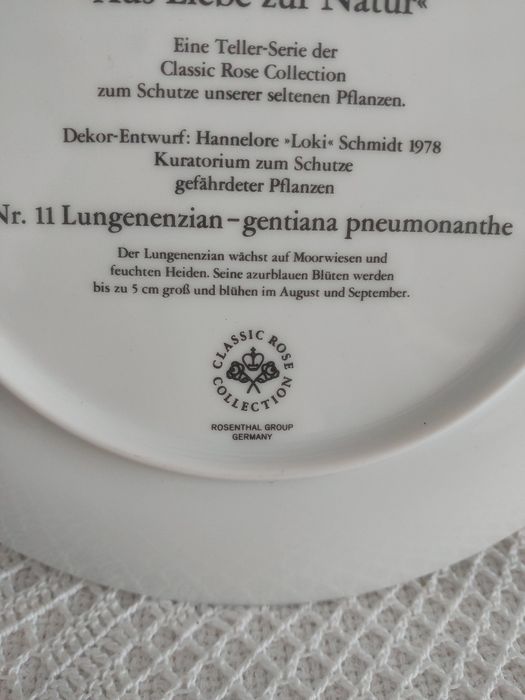 Rosenthal autorski talerz ścienny.