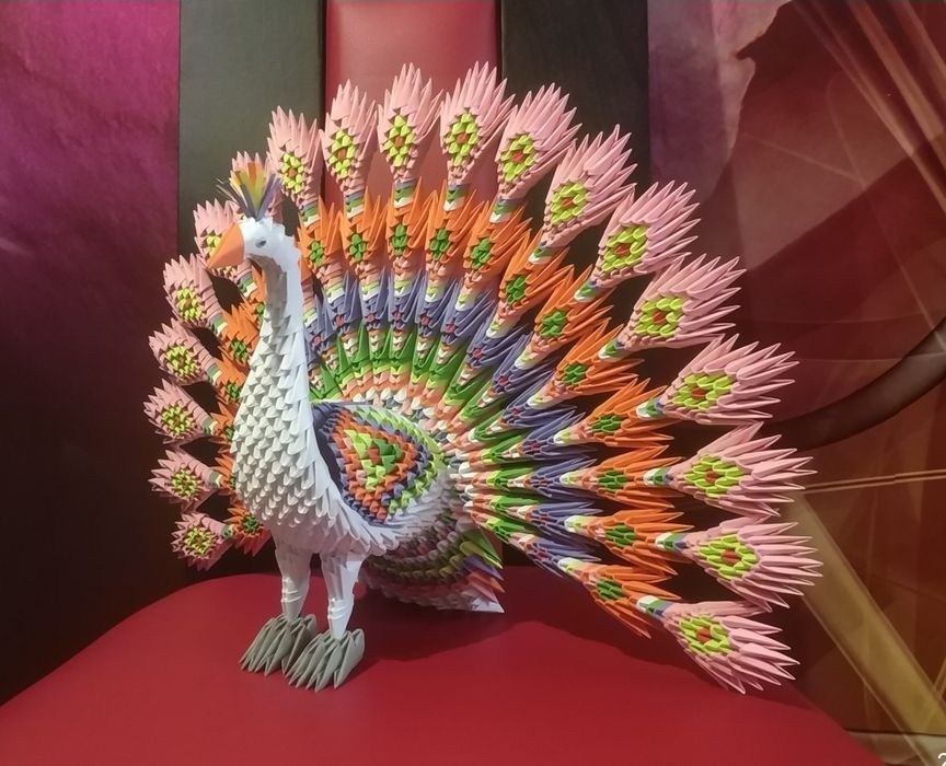 Paw origami modułowe 3D