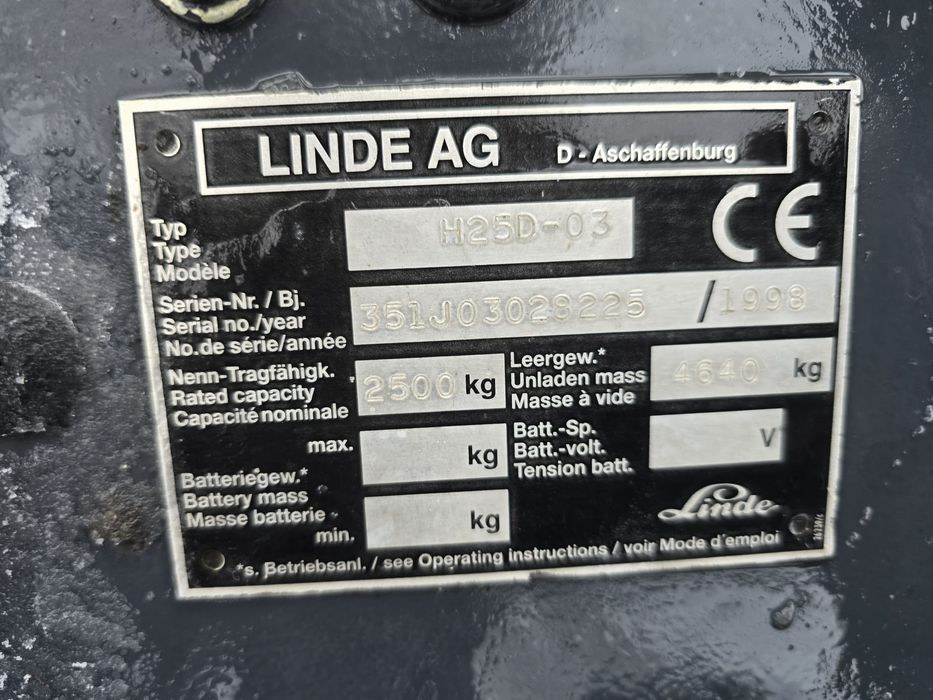 Wózek widłowy Linde H25D