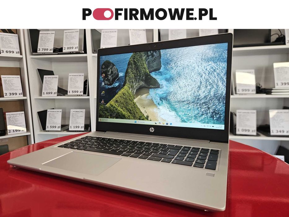 Laptop HP ProBook 455 G7 15,6" AMD Ryzen 5 4500U 16GB RAM DYSK 256GB SSD IPS Full HD Windows 11 Pro Faktura 23% Vat Gwarancja 12 Miesięcy PoFirmowe.pl
