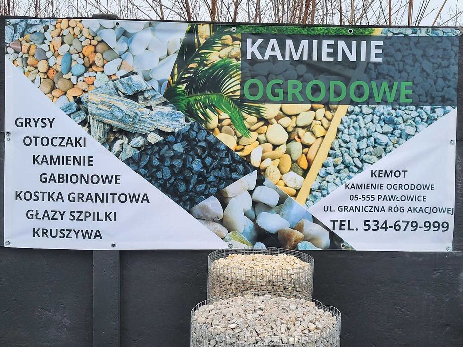 Otoczak granit szary 20-30 i 30-50 Kamienie ogrodowe dekoracyjne ozdob