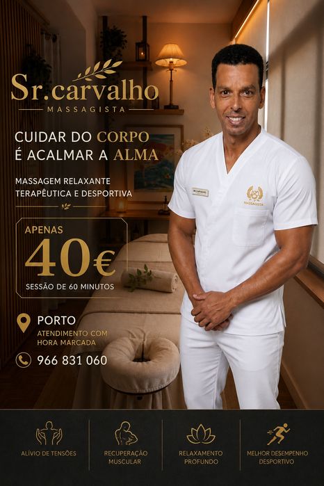 Massagista no Porto