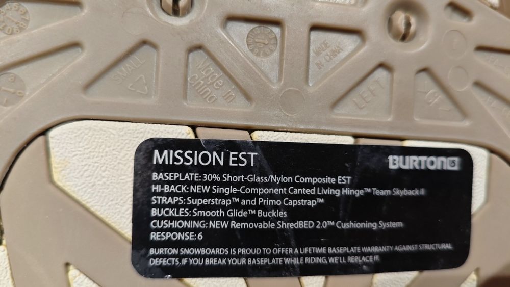 Fixações Burton Mission EST