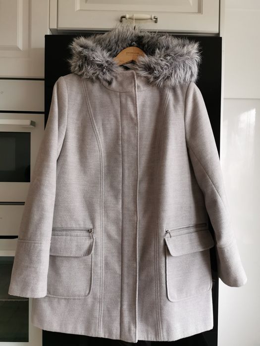 Parka, płaszcz z kapturem r. 42