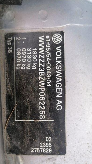 ABS volkswagen passat berlina 3B2