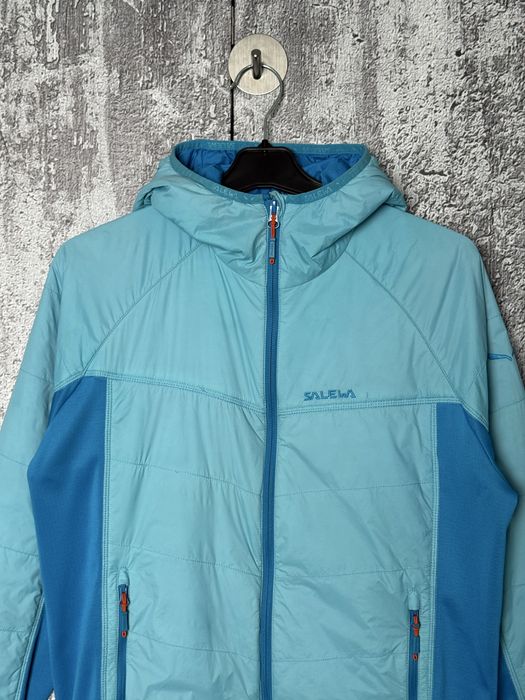 (Розмір L) Жіноча утеплена куртка з капюшоном Salewa Duran Hybrid Polarlite Primaloft
