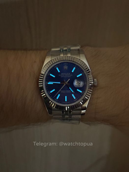 Годинник Rolex Datejust 41 mm  Blue Dial Ролекс