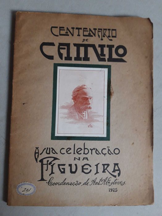 Livro  REF esc - Centenário de Camilo