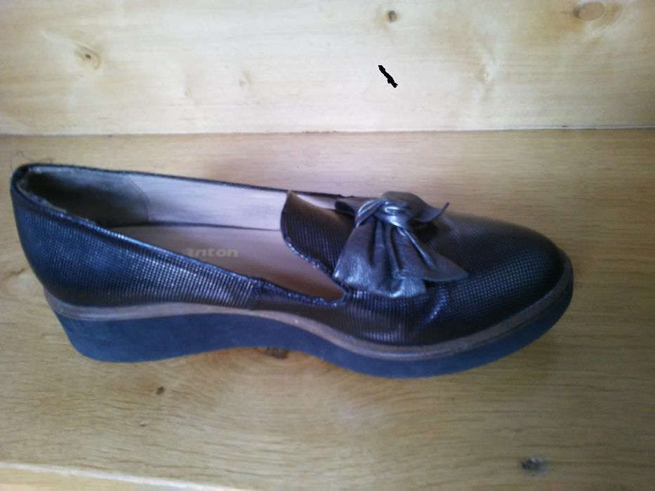buty, półbuty z kokardką, Pedro Anton, made in Spain
