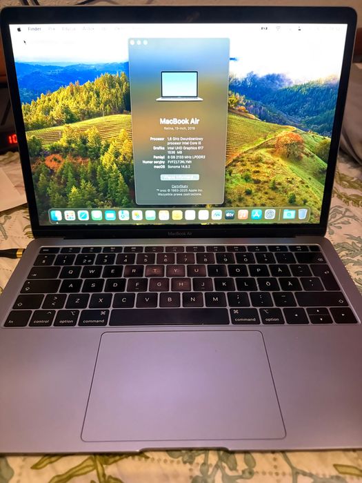 MacBook Air Retina 13’ 2019r A1932 8Gb/256Gb space grey