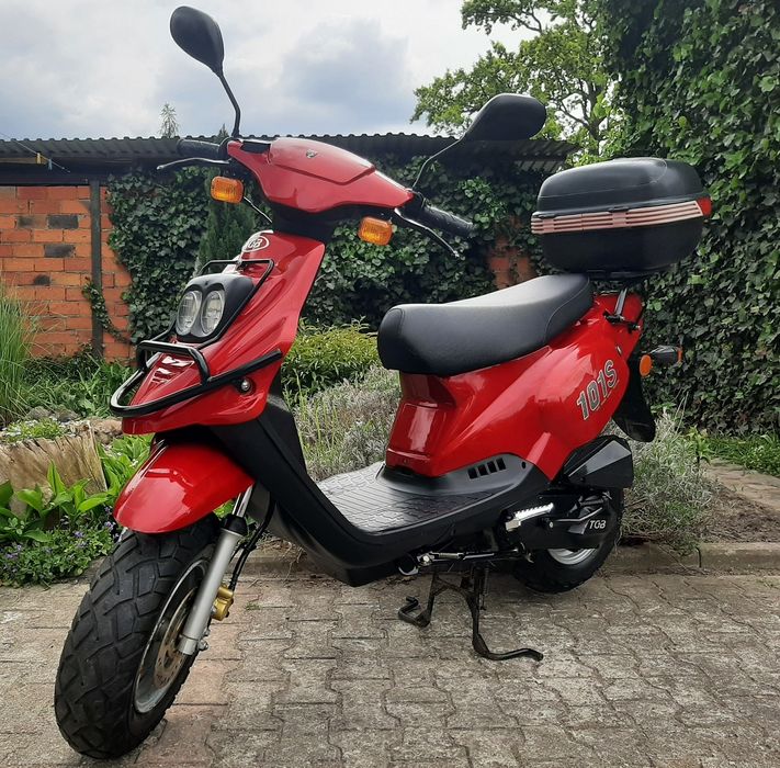 Jak nowy skuter TGB 101S Orion 50ccm 2t 2008r 1wł 14925km 45km/h kufer FABRYCZNY STAN