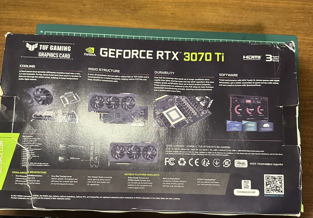 RTX 3070 TI como nova
