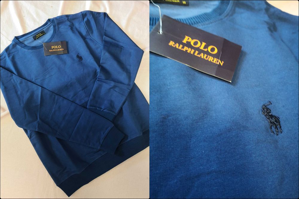 Bluza męska ralph znaczek kolory lauren premium