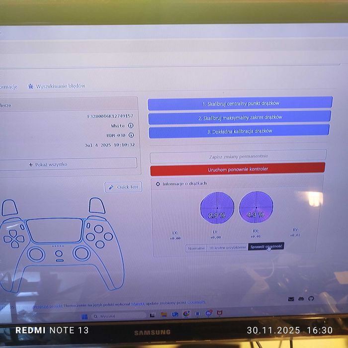 Naprawa Padów PS4/PS5/Xbox Wymiana Analogów(Hall Effect/TMR) Bez Dryfu