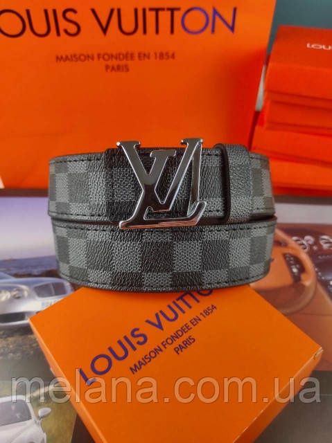 Кожаный ремень мужской Louis Vuitton Луи Витон