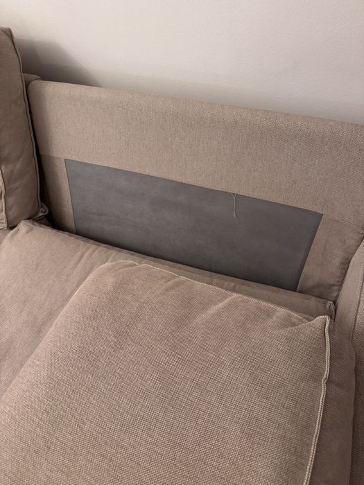 Chaise Long LIVIK IKEA + Capa Tallmyra bege