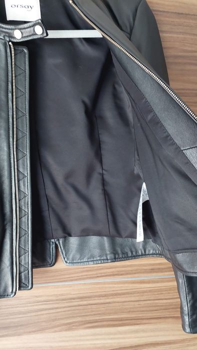 Kurtka skórzana ramoneska czarna M