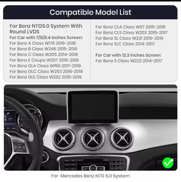 Box Upgrade Carplay e Android Auto wireless Mercedes NOVO