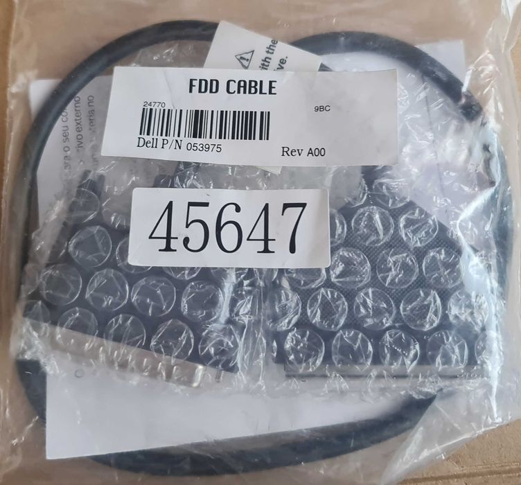 Dell Latitude Floppy Disk Diskette Drive Parallel Cable PN 053975