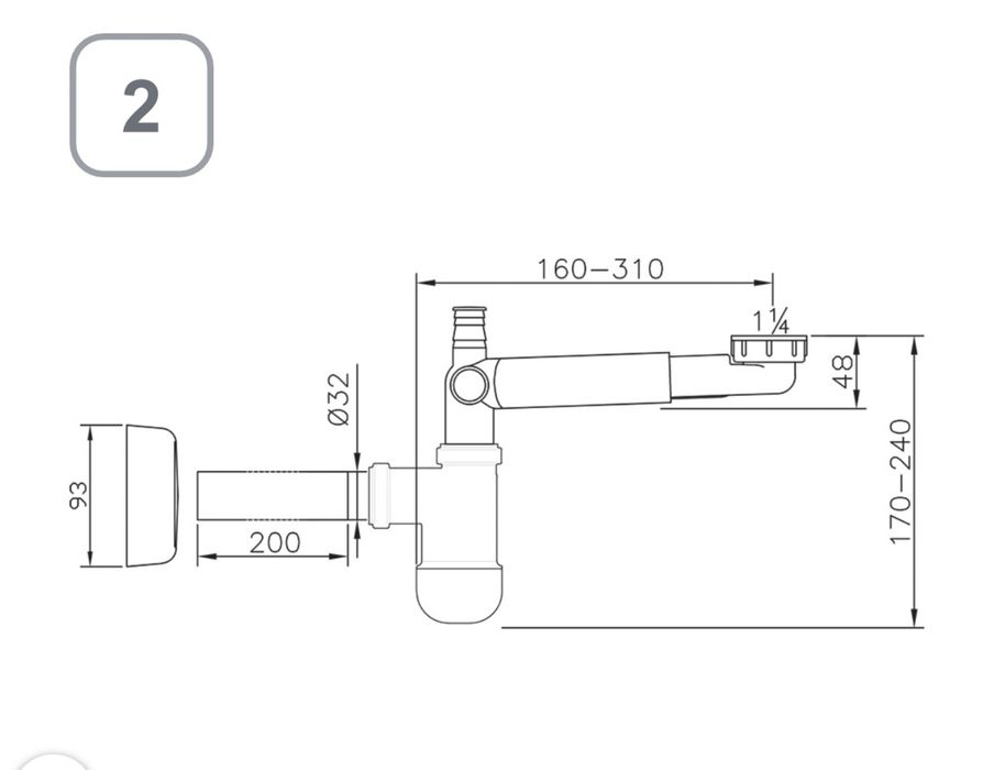 Сифон Ravak новий