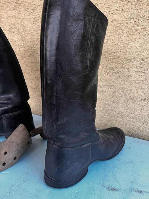 Oficerki skórzane buty oficerskie