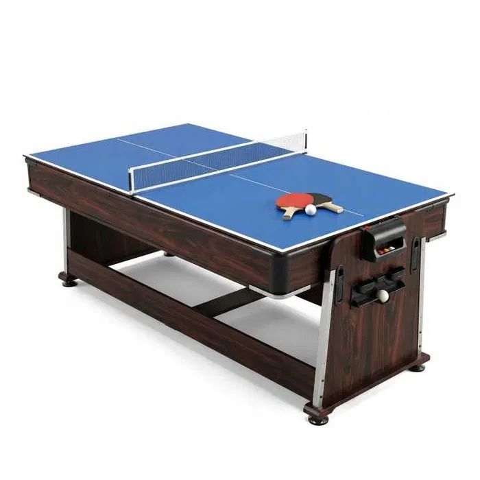 Stol Do Gry 4w1 Bilard Cymbergaj Ping Pong Duzy 7 5FT