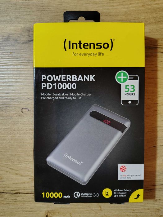 Пауэрбанк Intenso PD10000 (10000 мАч, Quick Charge 18 Вт, Power Delivery 18 Вт)