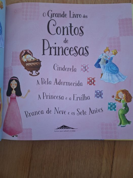 Livro contos de princesas
