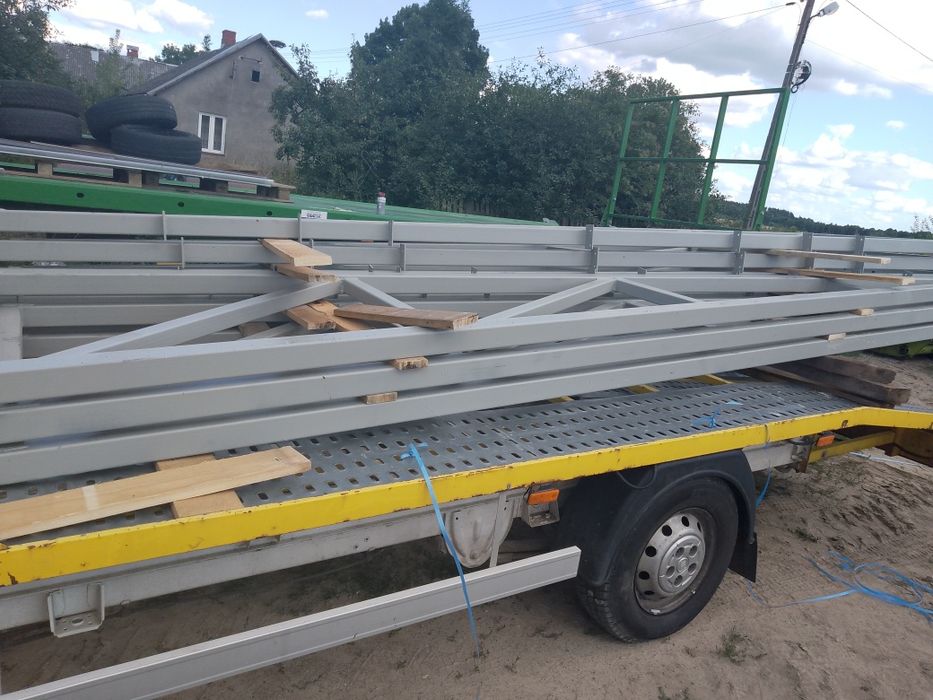 Wiata. Konstrukcja stalowa. bindra, podciąg