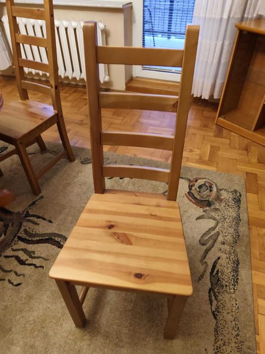 4 Krzesła drewniane IKEA