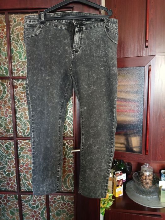 spodnie dżins marmurek