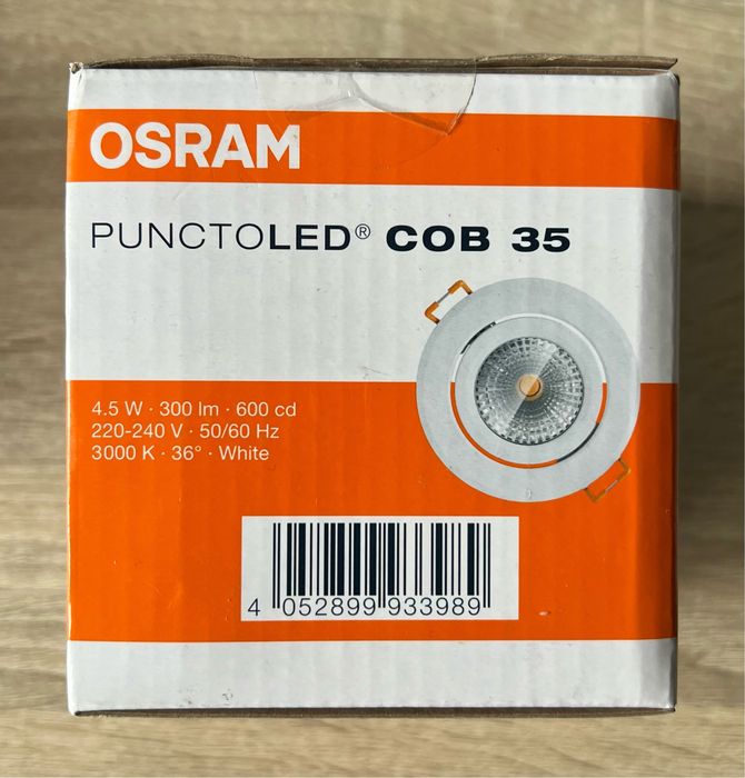 Lampy , halogeny  , oprawy  Osram Punktoled COB 35 - nowe 30szt - 250zl