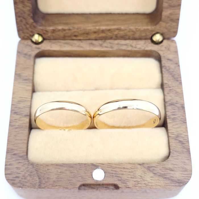 Złote obrączki Warmet próba 585 14k 4.88g