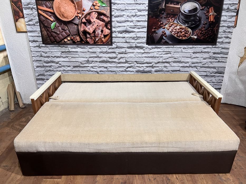 Диван Евро-Книга / Раскладной / Состояние Отличное / Доставка