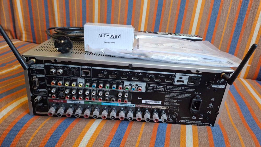 Amplituner Kina Domowego Marantz SR 5014 system 7.2 srebrny