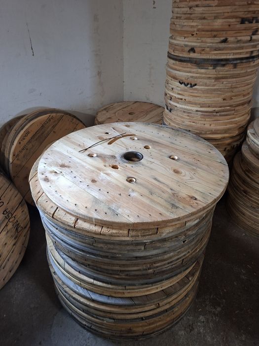 Stół Blat za szpuli 115cm solidny 4,5cm ładne drewno LOFT