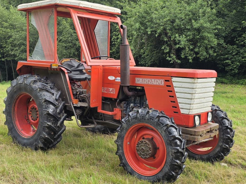 Ciągnik Carraro 68.4 - 70KM, 4 Perkins, Wspomaganie, Hydraulika, Nowe Opony